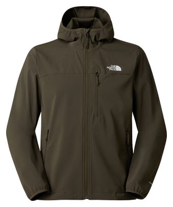 Giacca Softshell The North Face Nimble 2.0 Hoodie verde da uomo