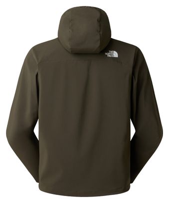 Giacca Softshell The North Face Nimble 2.0 Hoodie verde da uomo
