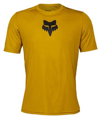 Maillot Manches Courtes Fox Ranger Lab Head Jaune