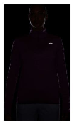 Haut 1/4 zip Nike Swift UV Violet Femme