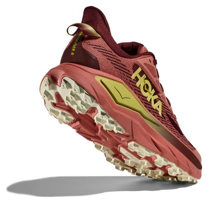 Hoka Challenger 8 Large Scarpe da trail da donna Marrone/Giallo