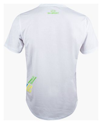BV Sport Light trui met korte mouwen Wit/Groen Unisex