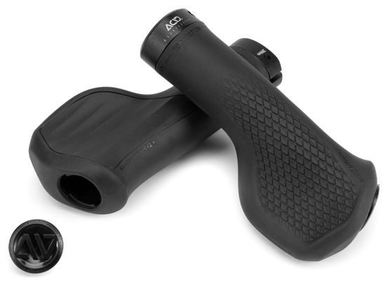 Impugnature ergonomiche Acid Travel Comfort Nero