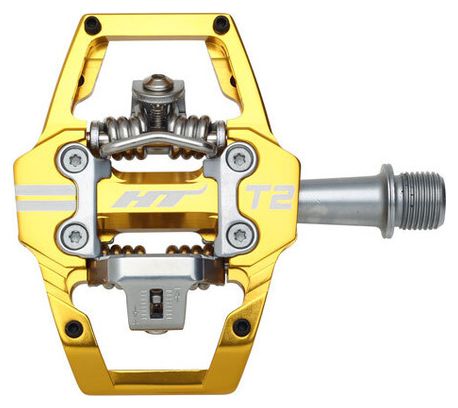 Pédales Automatiques HT Components T2 Or