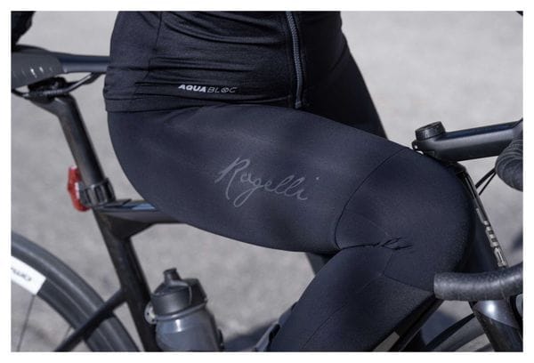 Cuissard Long Velo Avec Bretelless Avec Peau Rogelli Essential - Femme - Noir