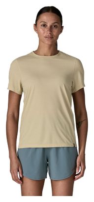 Patagonia Capilene Cool Ultra Beige Women's Technical T-Shirt