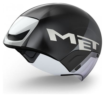 エアロTTヘルメットMET Codatronca Mサイズ MET Codatronca Helmet Black Silver Matt Glossy | Alltricks.com
