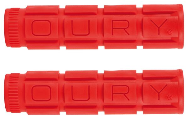 Paire de Grips Oury Classic Moutain V2 Rouge