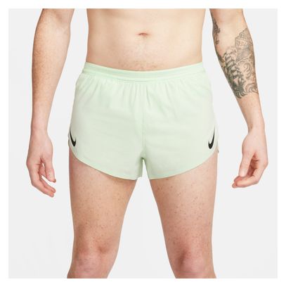 Nike Dri-Fit ADV Aeroswift 2in Green split shorts