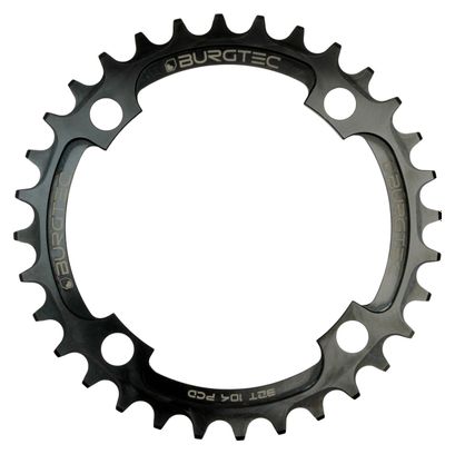 Burgtec Chainring 104 BCD Thick Thin Black