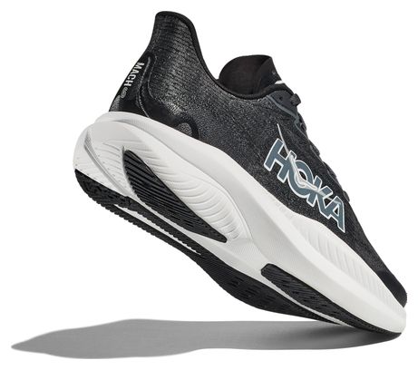 Hoka One One Mach 6 Youth Schwarz Weiß Kinder Running Schuhe