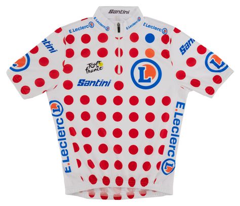 Santini Tour de France Best Climber Short-Sleeve Jersey for Kids