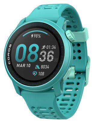 Coros Pace 3 GPS Watch Silicone Band Emerald Green