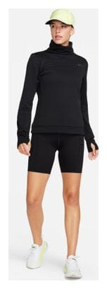 Camiseta térmica Nike Therma-FIT Swift Negra 1/2 Cremallera, Mujer