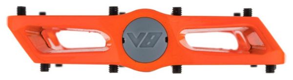Par de pedales planos DMR V8 naranja