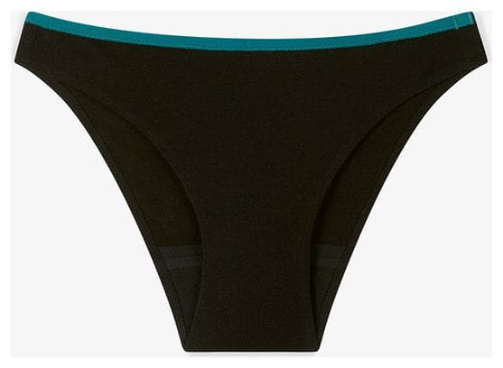 Culotte Menstruelle en coton pour Ados - Flux moyen - Noir