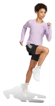 Adidas Performance Own the Run Dames Trui Lange Mouw Roze