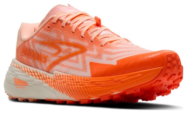 Chaussures Trail Brooks Catamount 4 Rose/Orange Femme