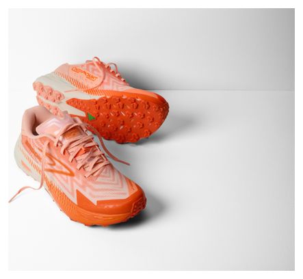 Chaussures Trail Brooks Catamount 4 Rose/Orange Femme