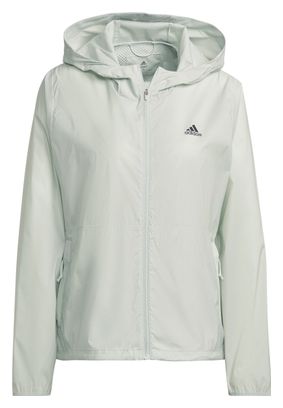 adidas running Run Fast Windbreaker Jacket Women's Green