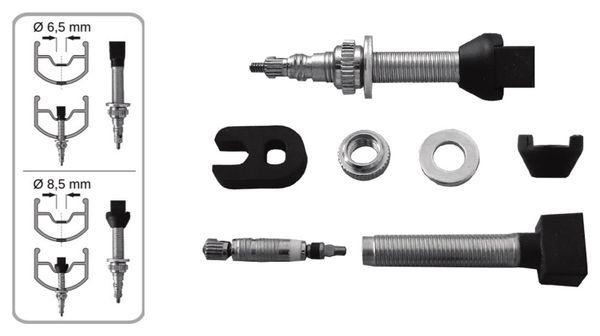 Valves Effetto Mariposa Tubeless 40 mm x2 (paire)