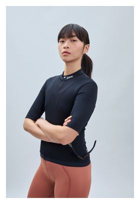 Damen Kurzarmtrikot Poc Thermal Lite Uranium Schwarz