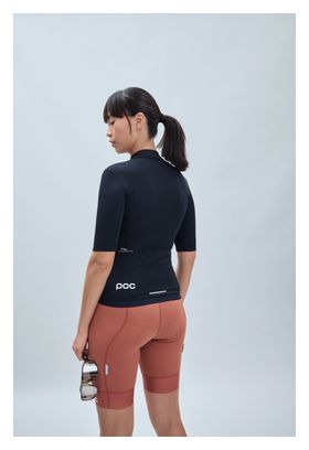 Damen Kurzarmtrikot Poc Thermal Lite Uranium Schwarz