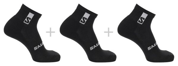 Salomon Everyday Ankle Socken 3 Paar Schwarz Unisex