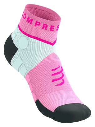 Chaussettes Compressport Ultra Trail Rose