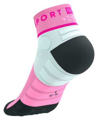 Chaussettes Compressport Ultra Trail Rose