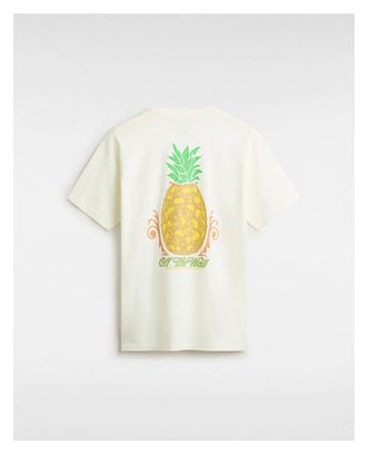 T-Shirt Vans Pineapple Skull Blanc / Jaune