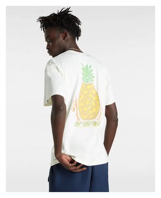 T-Shirt Vans Pineapple Skull Blanc / Jaune