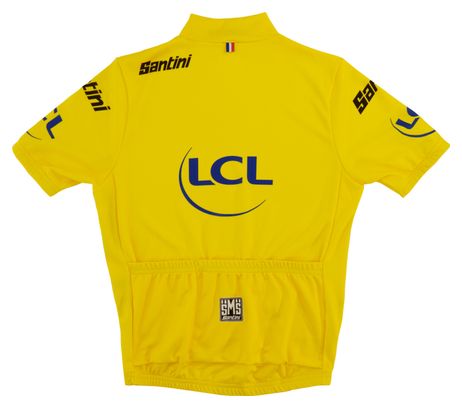 Santini Tour de France Yellow Jersey Short-Sleeve Kids' Jersey