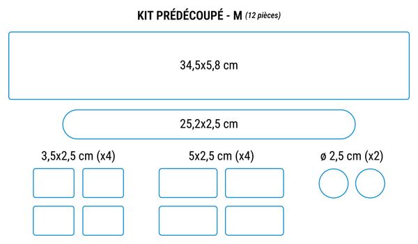 Film de Protection Neatt Kit Prédécoupé pour Cadre (Brillant Transparent)