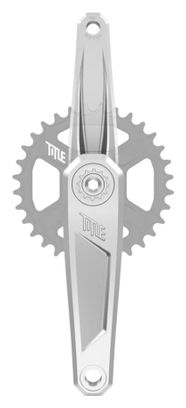 Title CR1 Cranks | 145 mm Axle | Chrome (Without Chainring)