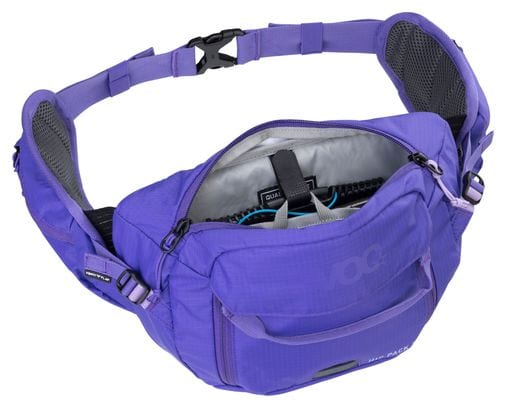 Evoc Hip Pack 3L Hydro Riem + 1,5L Waterzak Paars
