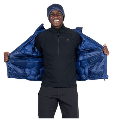 Mountain Equipment Xenith Hooded Down Jacket for Men, Blue