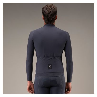 LeBram Off-Road Mid-Season Long-Sleeve Jersey, Titanium Gray