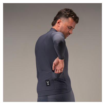 LeBram Off-Road Mid-Season Long-Sleeve Jersey, Titanium Gray