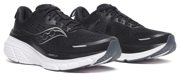 Saucony Guide 18 Laufschuhe Schwarz/Weiß Herren
