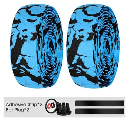 handlebar tape adhesive in foam blue