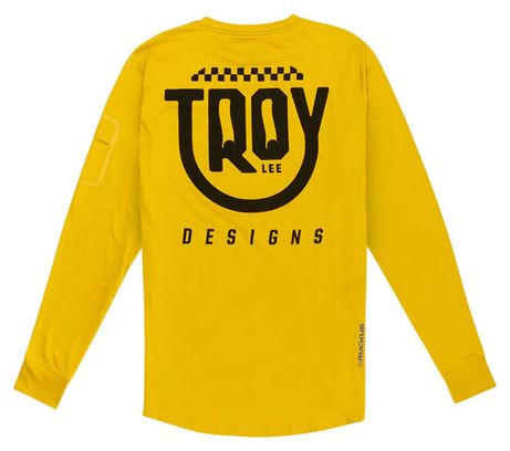 Maillot Manches Longues Troy Lee Designs Ruckus Ride Jaune
