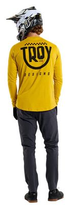 Maillot Manches Longues Troy Lee Designs Ruckus Ride Jaune