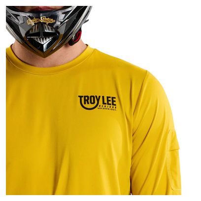 Maillot Manches Longues Troy Lee Designs Ruckus Ride Jaune