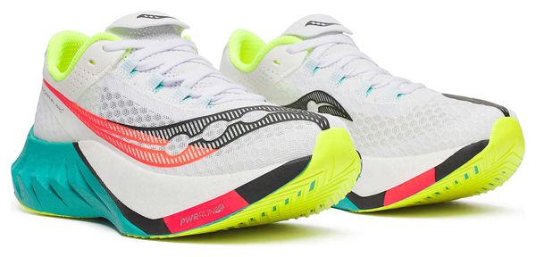 Saucony Endorphin Pro 4 hardloopschoenen wit/veelkleurig dames