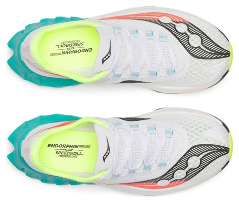 Saucony Endorphin Pro 4 hardloopschoenen wit/veelkleurig dames