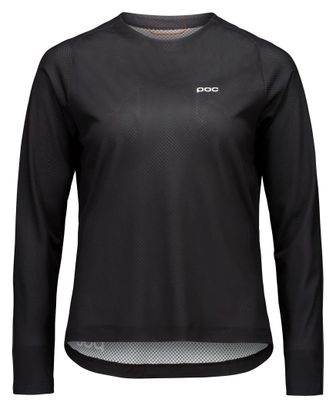 Maillot de manga larga Poc Motion Air Mujer Negro
