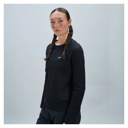 Maillot de manga larga Poc Motion Air Mujer Negro