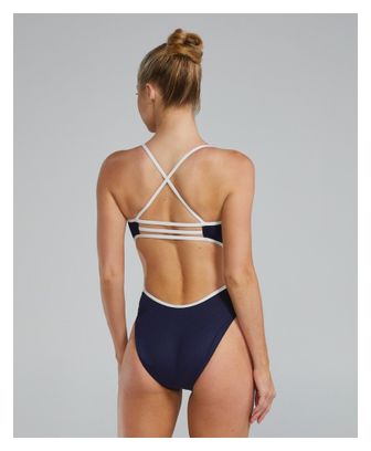 Costume da bagno donna Tyr Hexa Trinityfit Navy/Bianco
