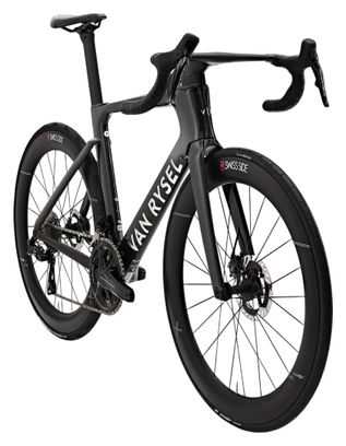 Vélo de Route Van Rysel RCR-F Pro Shimano Dura Ace Di2 12V 700 mm Noir Carbon Raw Signature